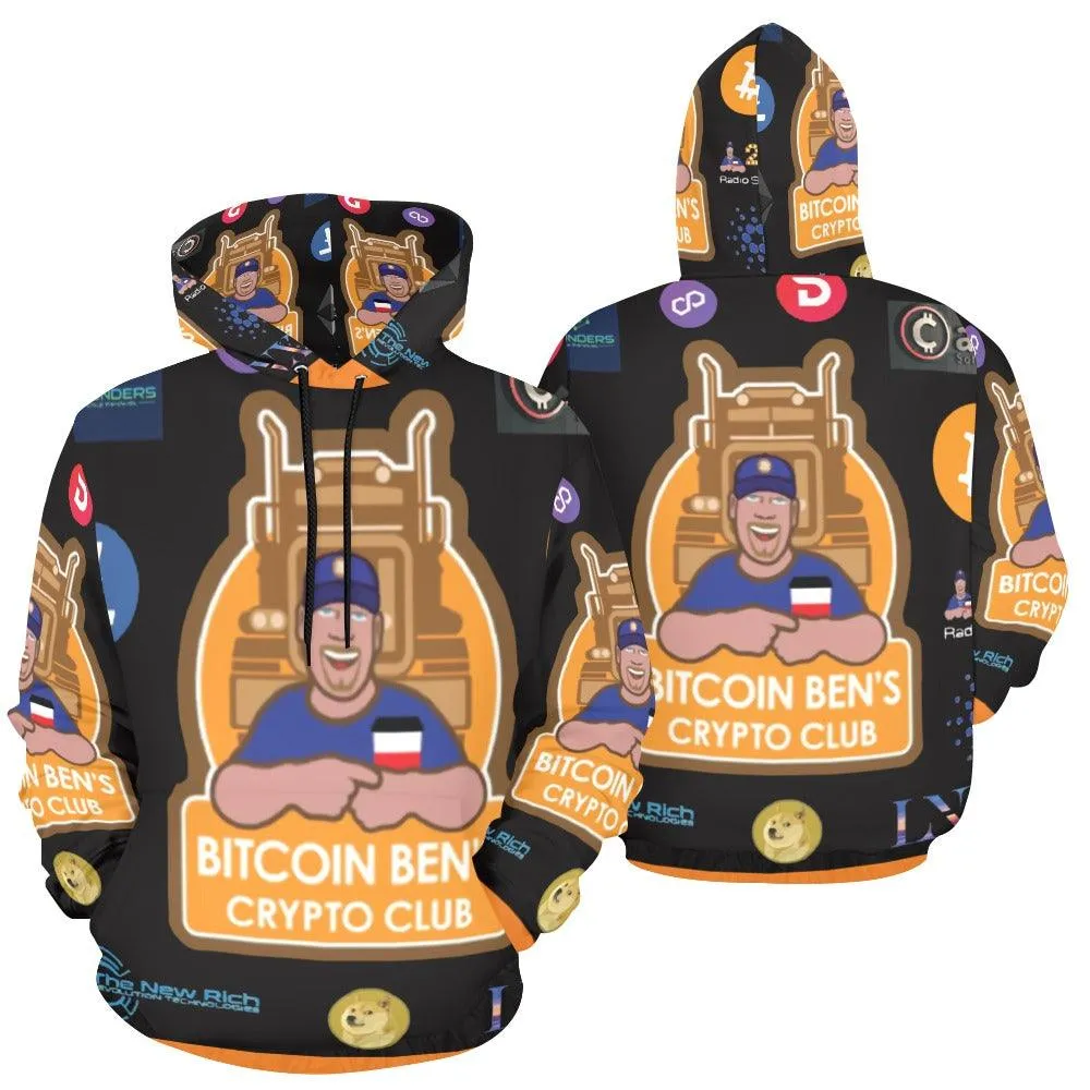 Miniaday Designs Bitcoin Ben Hoodies