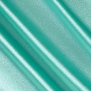 Mint Green Stretch Charmeuse Satin Fabric, 58-59" Wide-96% Polyester, 4% Spandex by The Yard.