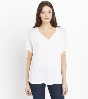 Mixed Linen Tee DESERT FLOWER;BRIGHT WHITE