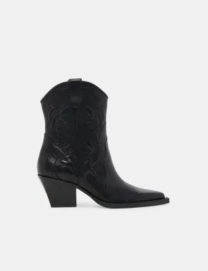 Rimona Short Cowboy Boot, Black