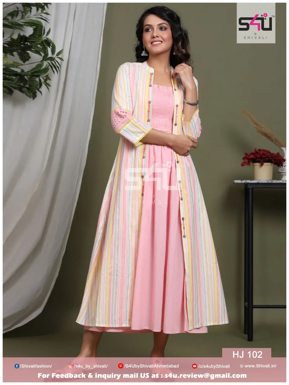 S4U Shivali Presents Hello Jackets Vol 5 Fancy Designer Kurtis Collection With Jackets