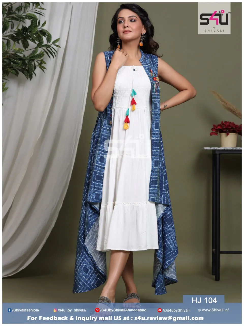 S4U Shivali Presents Hello Jackets Vol 5 Fancy Designer Kurtis Collection With Jackets
