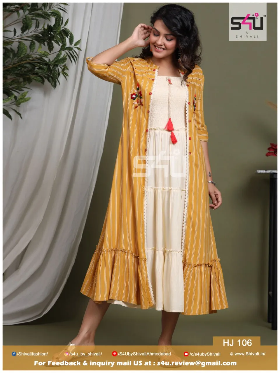 S4U Shivali Presents Hello Jackets Vol 5 Fancy Designer Kurtis Collection With Jackets