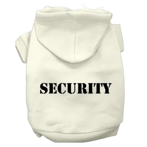 Security Dog & Cat Hoodie – Stylish Screen-Printed Pet Hoodie