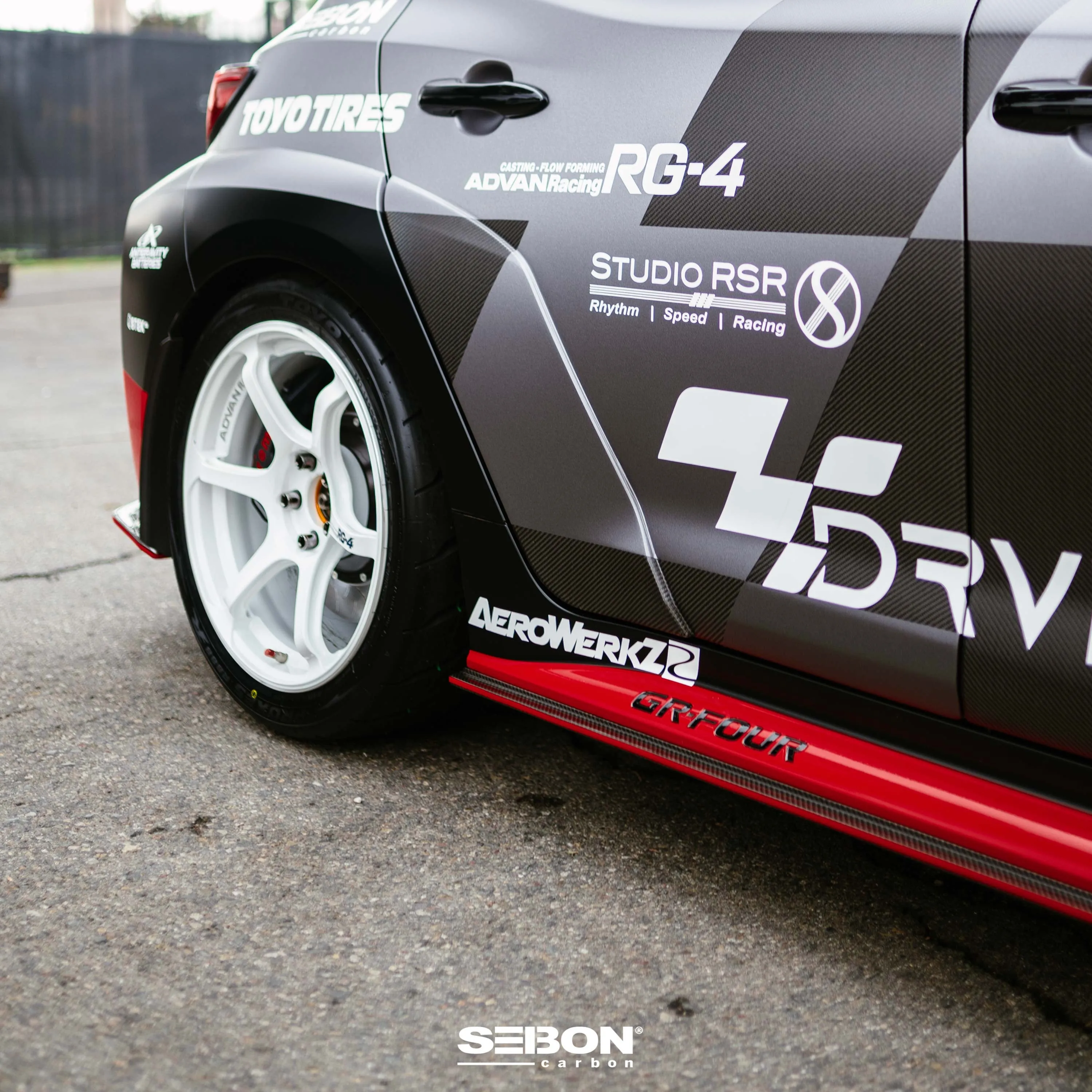 Seibon MB-Style Carbon Fiber Side Skirts - 2023  Toyota GR Corolla