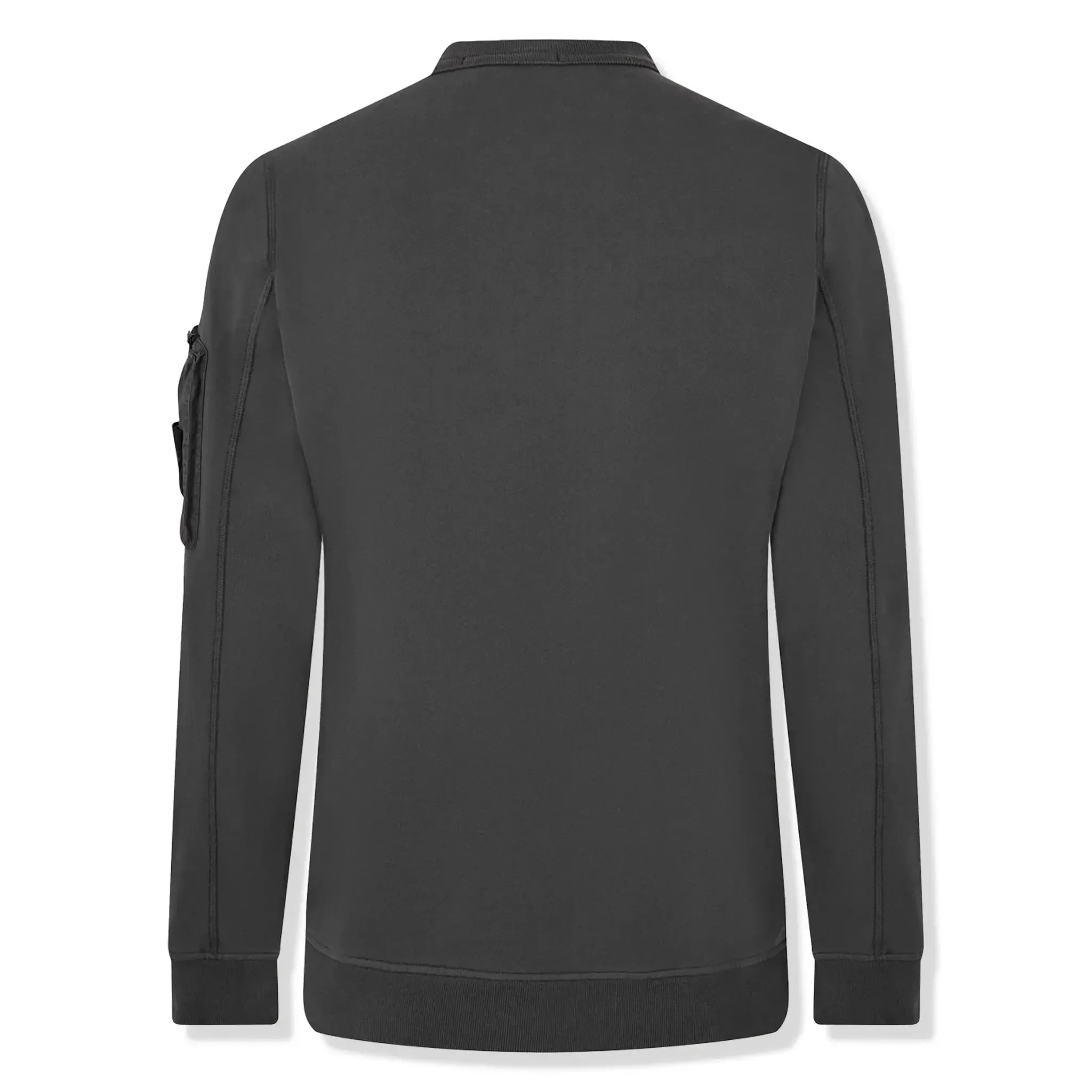 Stone Island Zip-Pocket Anthracite Sweatshirt