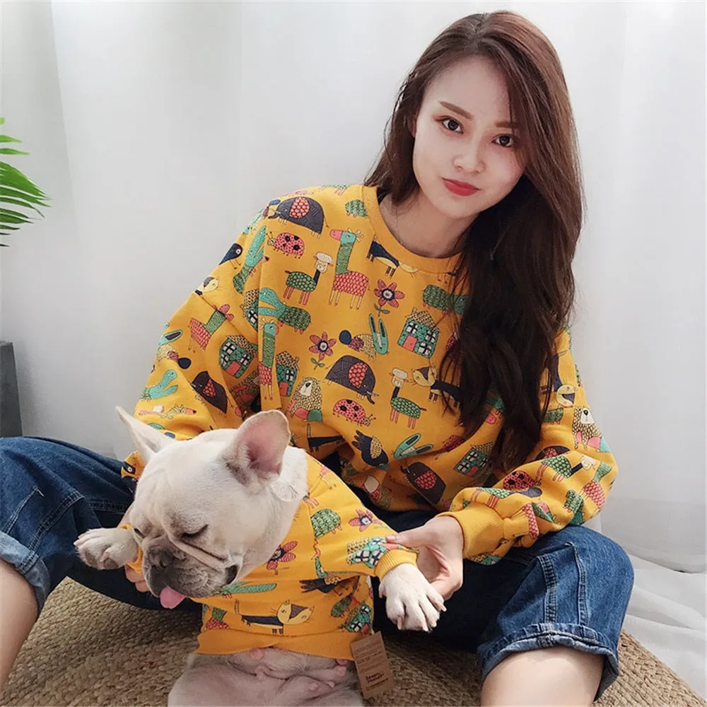 Stylish Dog and Owner Matching Hoodies