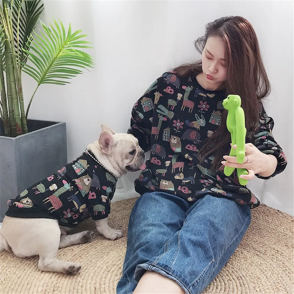 Stylish Dog and Owner Matching Hoodies