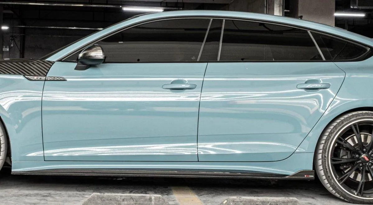 TAKD Carbon Side Skirts For Audi S5 & A5 S-Line B9.5 2020-ON Carbon Fiber