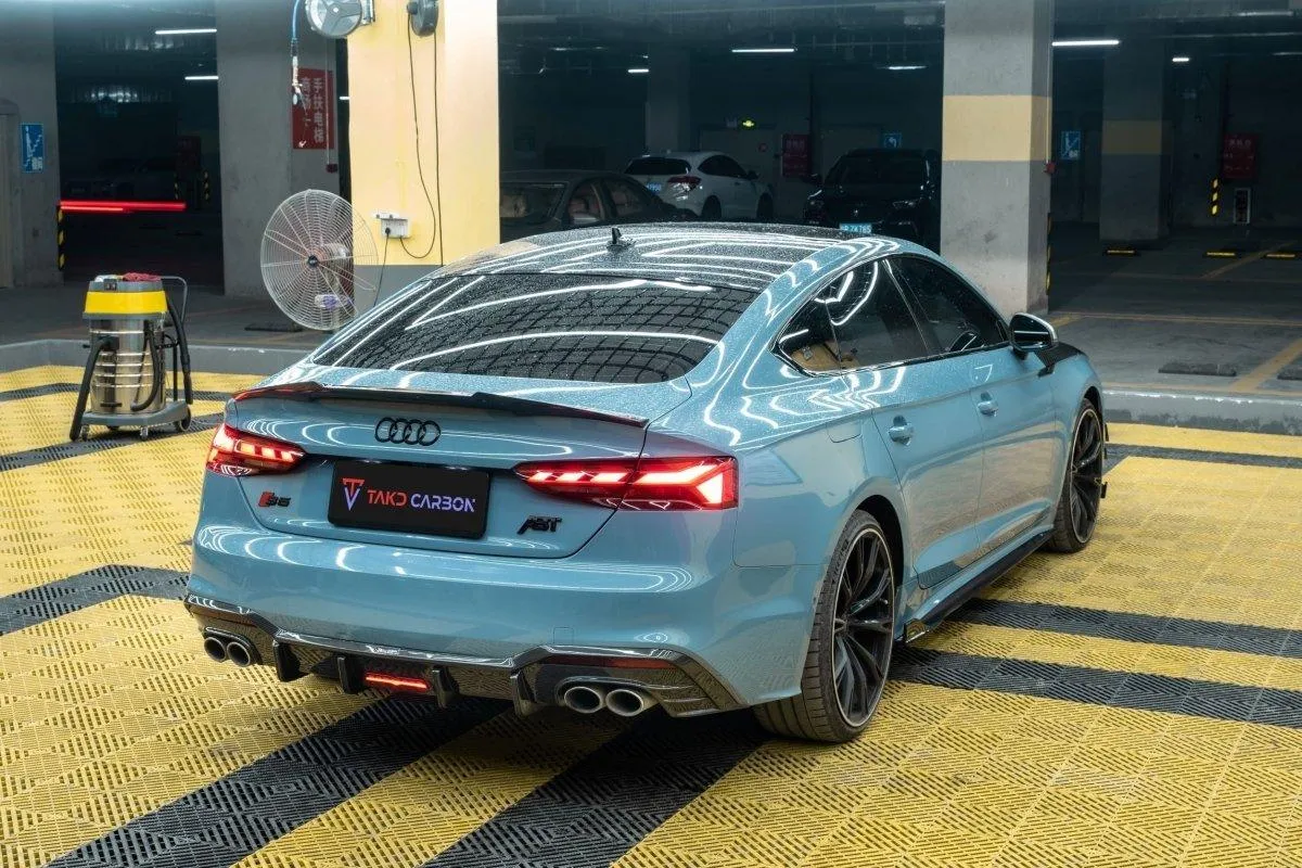 TAKD Carbon Side Skirts For Audi S5 & A5 S-Line B9.5 2020-ON Carbon Fiber