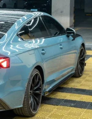 TAKD Carbon Side Skirts For Audi S5 & A5 S-Line B9.5 2020-ON Carbon Fiber