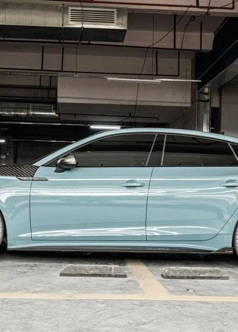 TAKD Carbon Side Skirts For Audi S5 & A5 S-Line B9.5 2020-ON Carbon Fiber