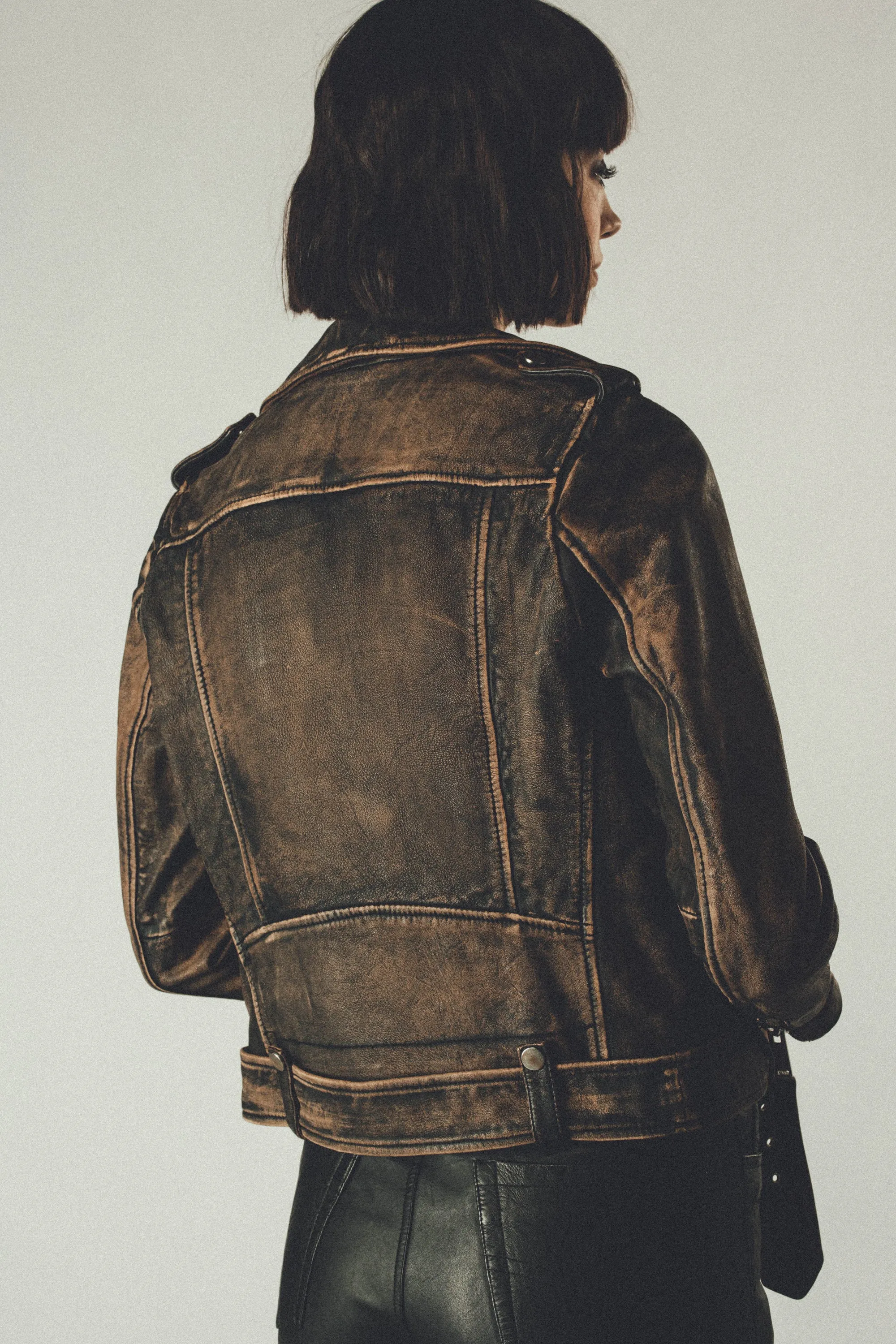 The Deuce Biker Jacket | Heavy Relic Black