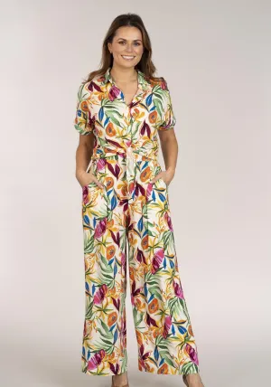 Tropical Tie Shirt - Tropical Print