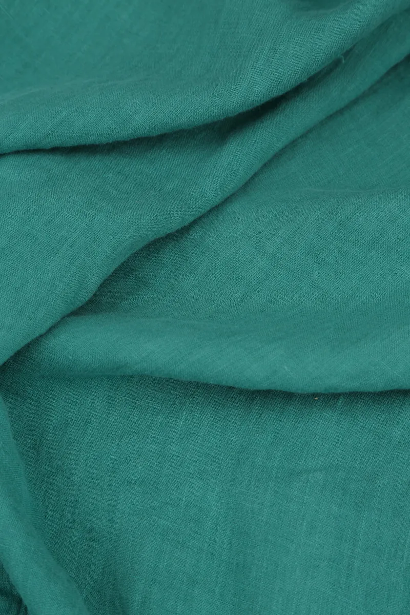 Turquoise Light Linen Tunic