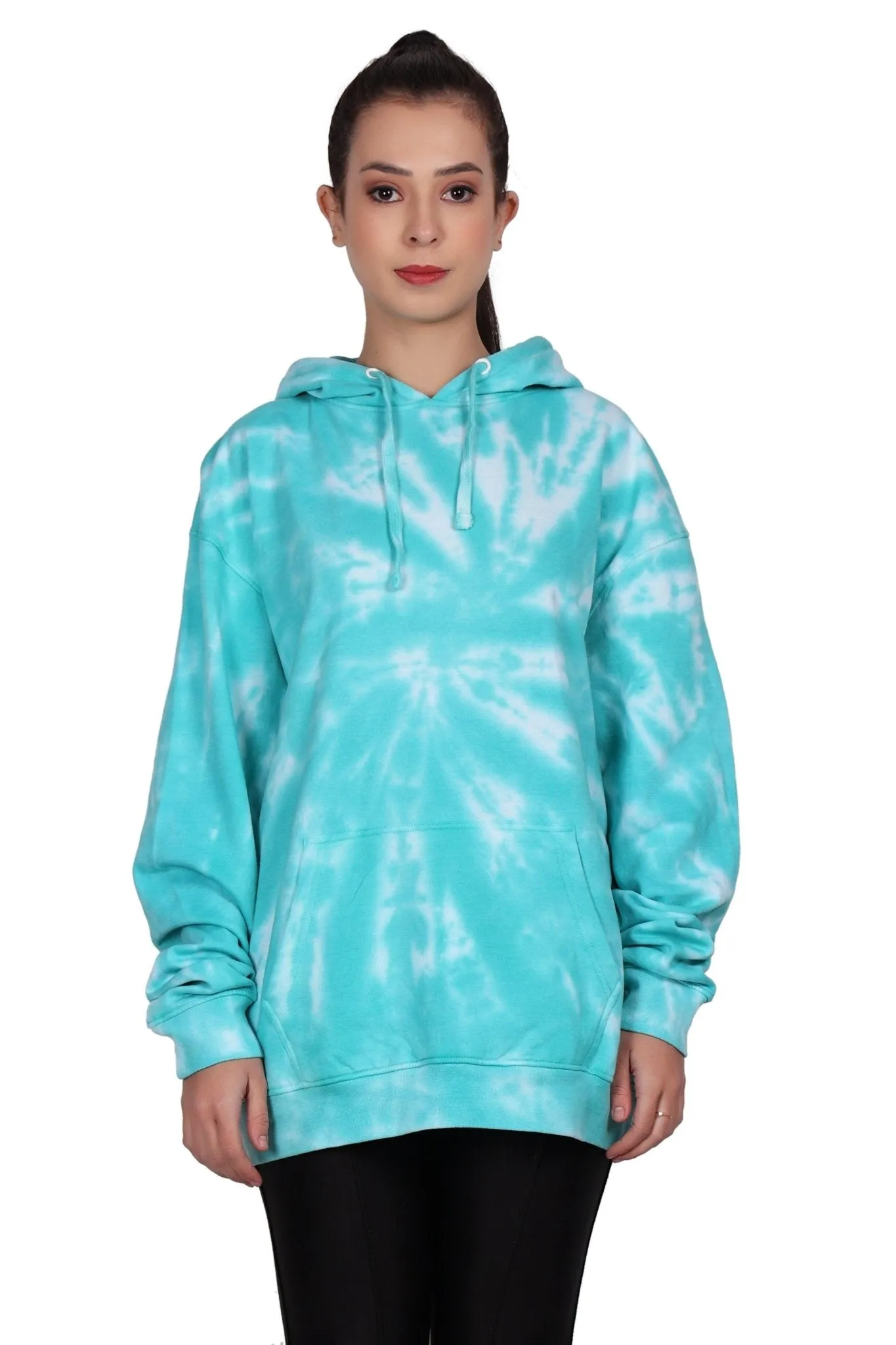 Unisex Tie Dye Pullover Hoodie Premium Cotton Blend Activewear H702