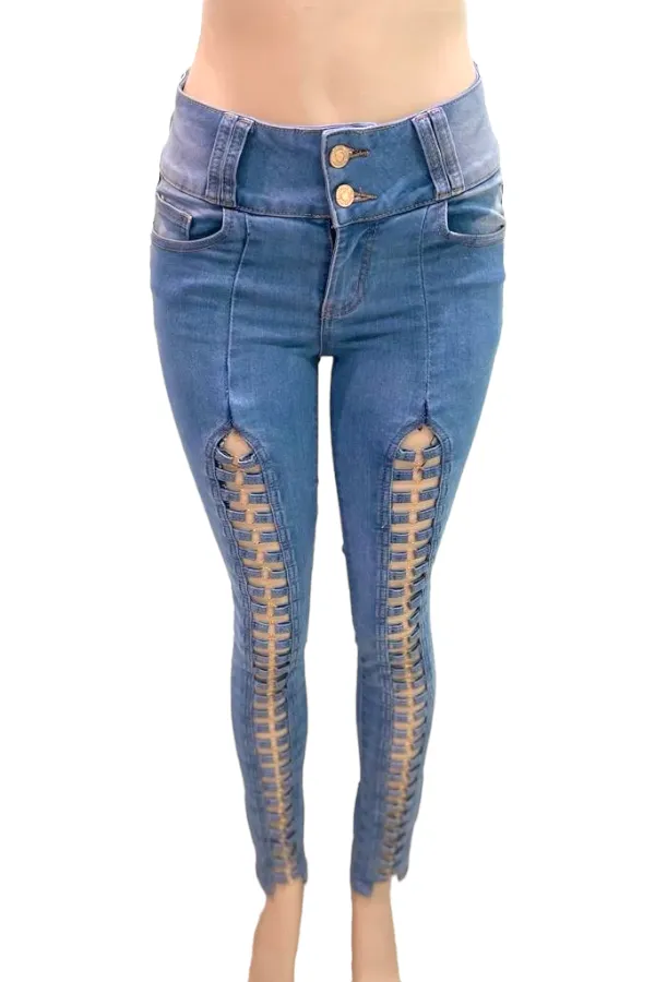 Up The Ladder with O Rings Jeans