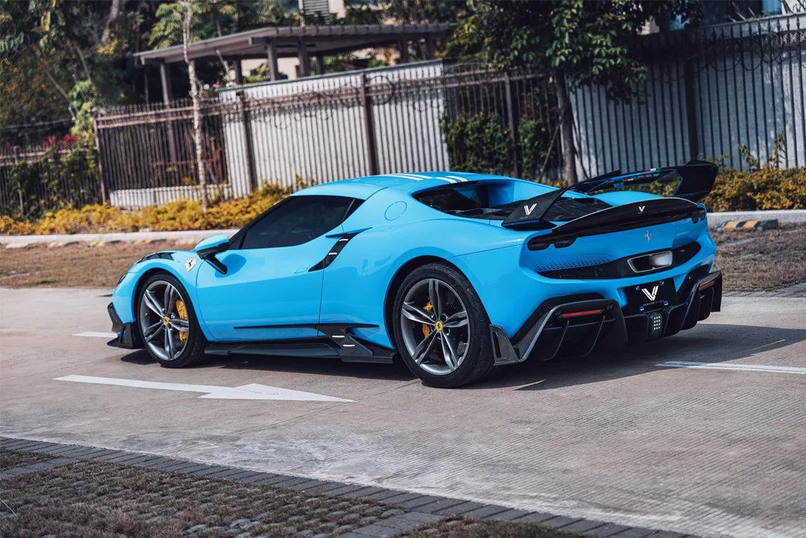 Ventus Veloce Side Skirts for Ferrari 296 GTB GTS FRP / Carbon Fiber