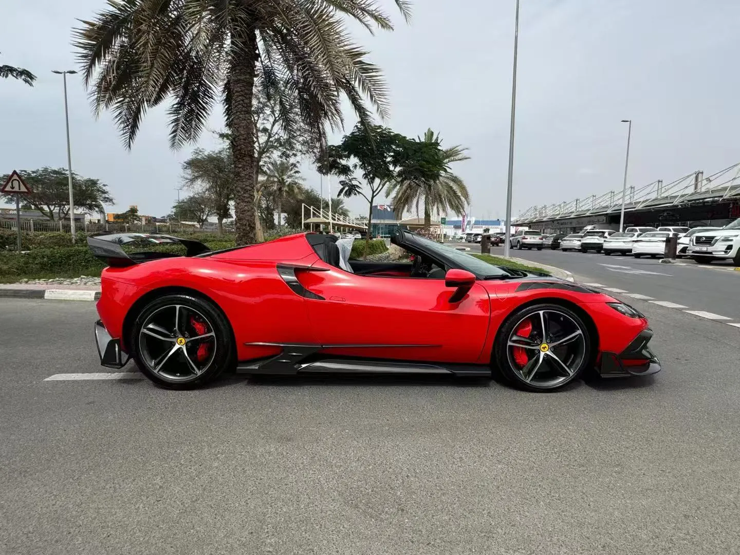 Ventus Veloce Side Skirts for Ferrari 296 GTB GTS FRP / Carbon Fiber