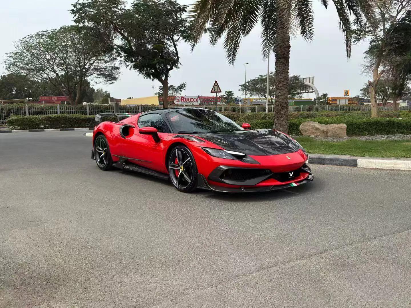Ventus Veloce Side Skirts for Ferrari 296 GTB GTS FRP / Carbon Fiber