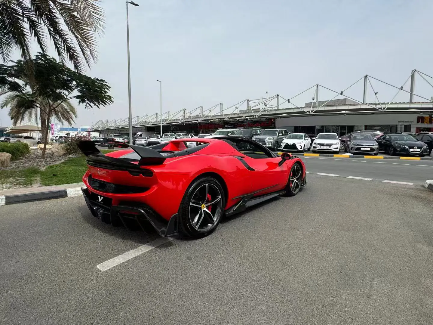 Ventus Veloce Side Skirts for Ferrari 296 GTB GTS FRP / Carbon Fiber