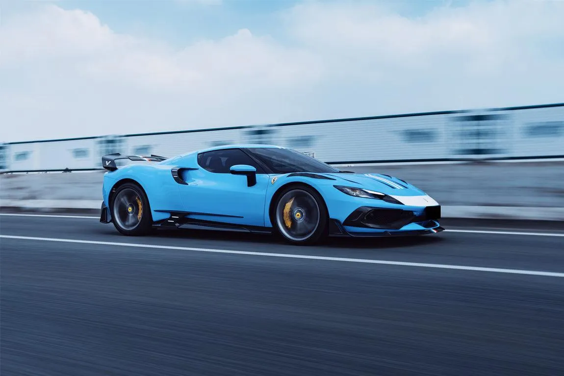 Ventus Veloce Side Skirts for Ferrari 296 GTB GTS FRP / Carbon Fiber
