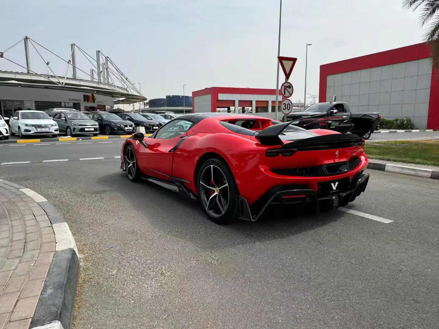 Ventus Veloce Side Skirts for Ferrari 296 GTB GTS FRP / Carbon Fiber