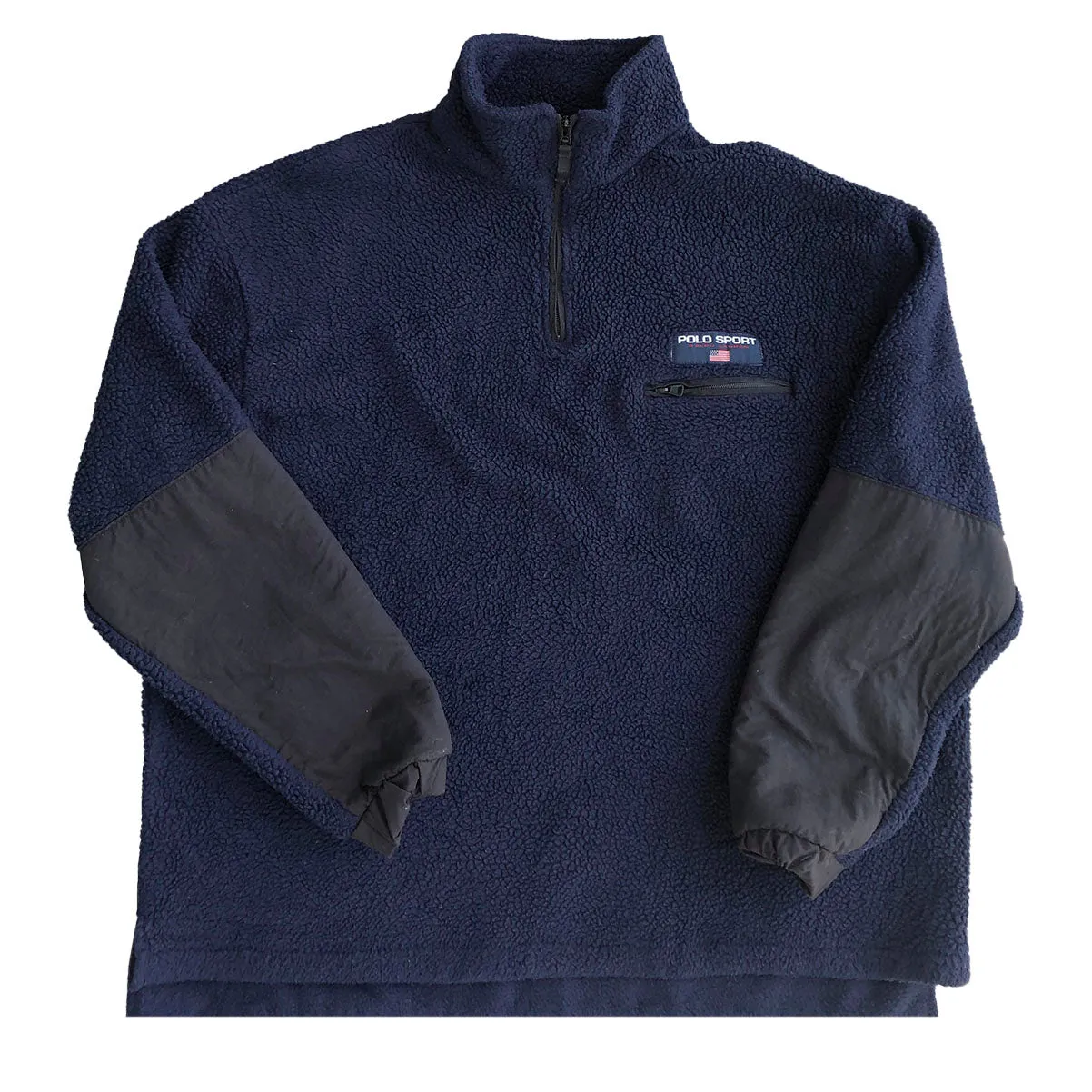 Vintage Polo Sport Fleece Half Zip Jacket XL