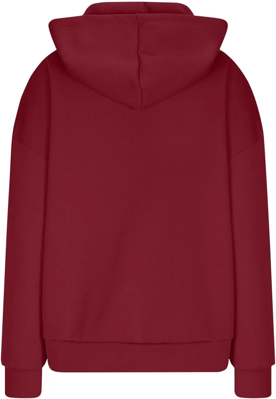 Womens Oversized Hoodies Fleece Sweatshirts Casual Long Sleeve Drop Shoulder Pullover Fall Winter Outfits Y2K Tops