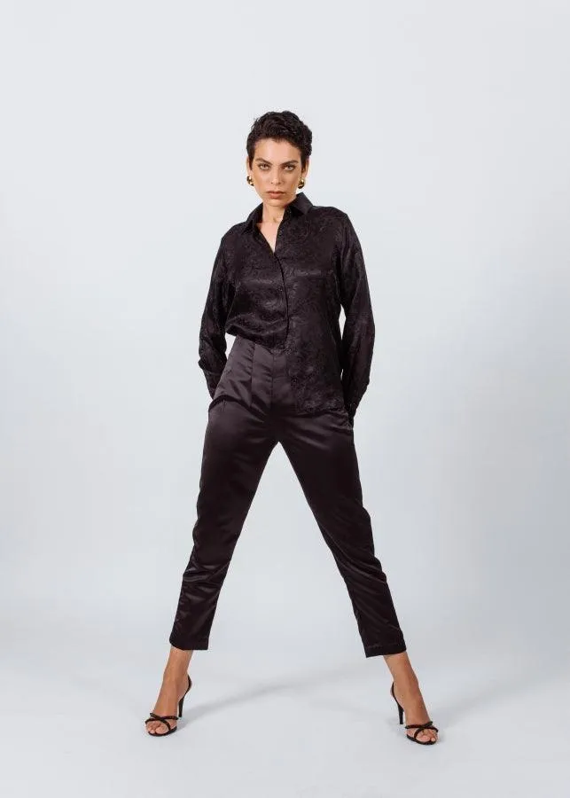 Women's Trousers Pleated Pants | Le Réussi