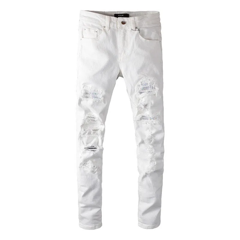 WV - White Jeans for Men