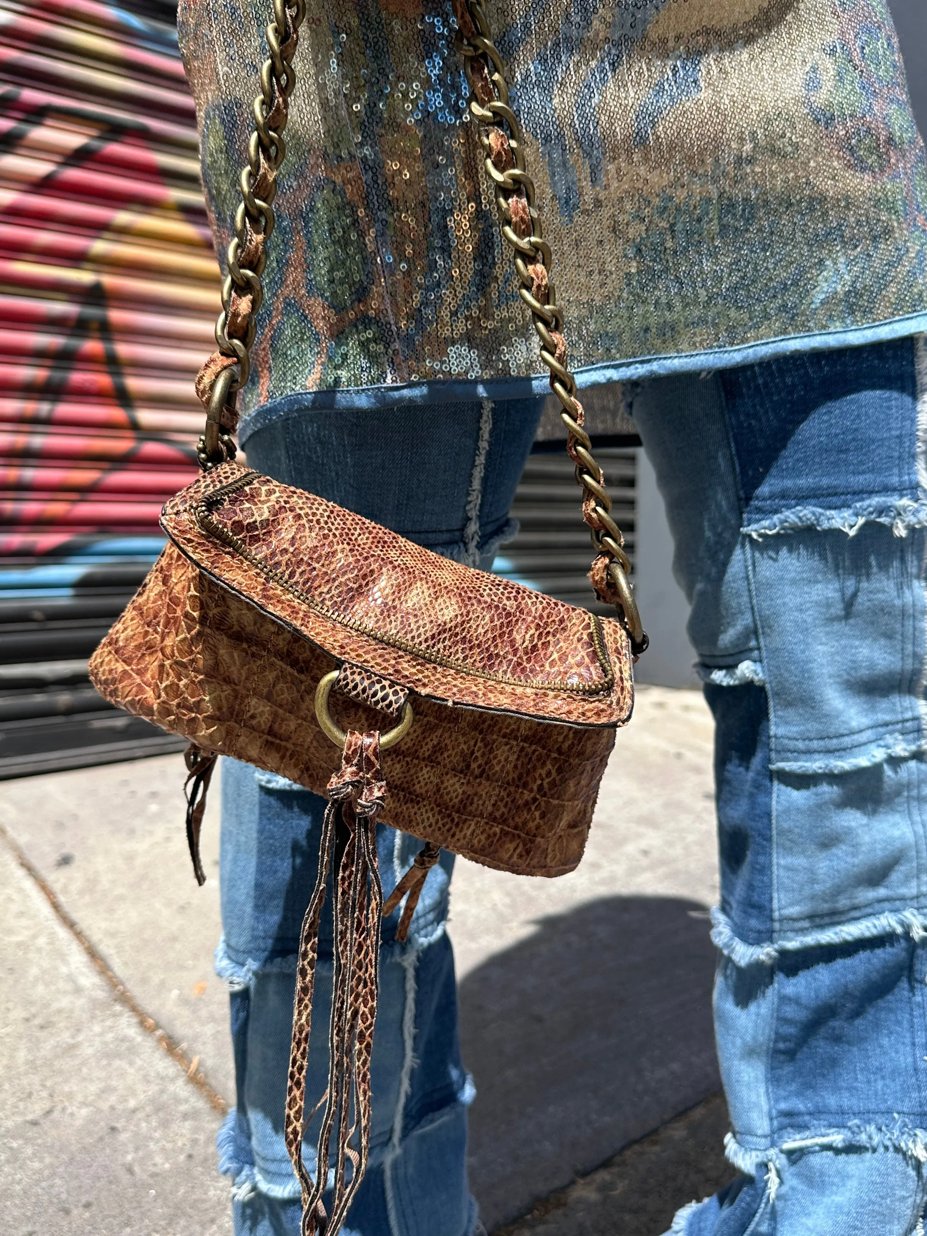 Y2K Low Rise Patch Denim Jeans